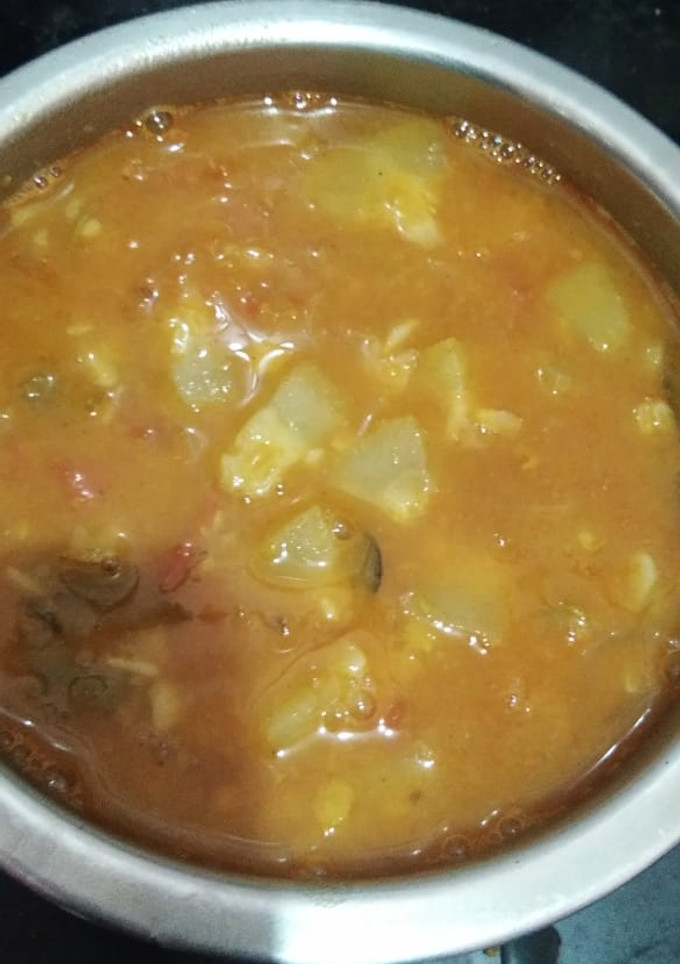 துவரம்பருப்பு சுரக்காய் சாம்பார் செய்முறை முக்கிய புகைப்படம்