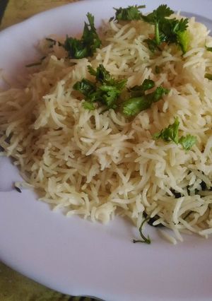 A picture of Jeera rice /cumin seeds rice.