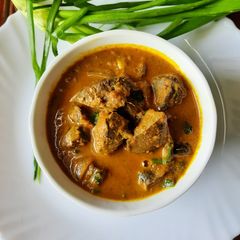 A picture of Mutton Liver Curry.
