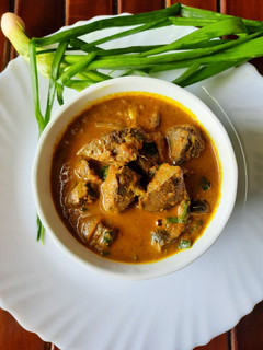 A picture of Mutton Liver Curry.
