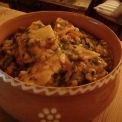 Lasagna soup A picture of Lasagna soup.