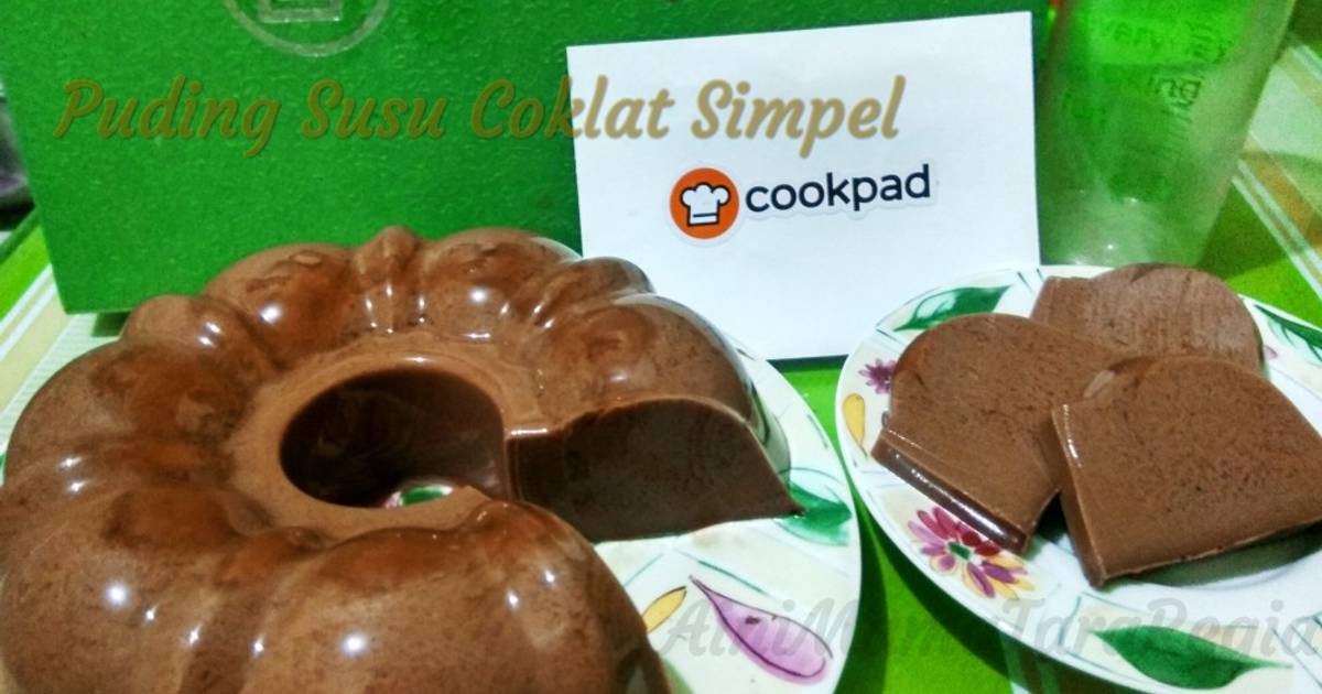 Resep Puding Susu Coklat Simpel Oleh Aini Mama 2n 2r Cookpad