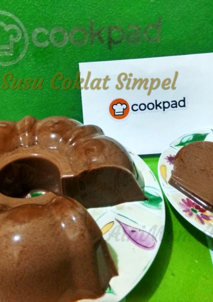 Foto resep Puding Susu Coklat Simpel