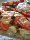 Grilled turbot with Italian-inspired topping