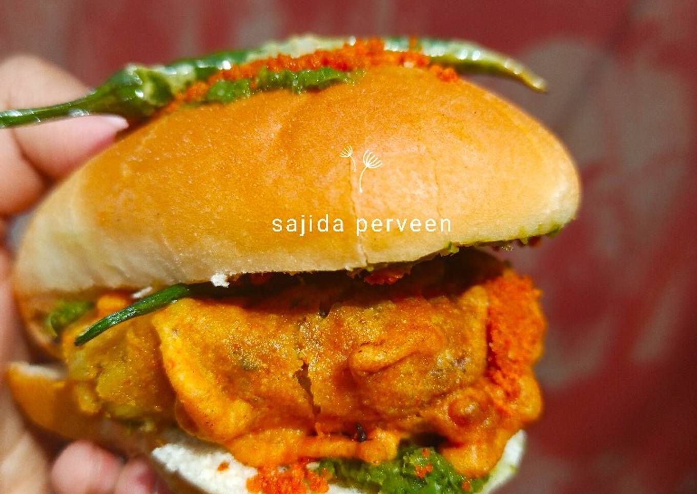 Vada Pav /aloo chop burger