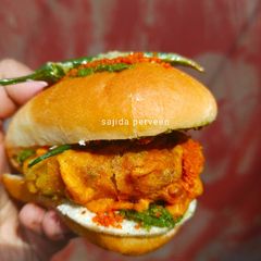 Vada Pav /aloo chop burger A picture of Vada Pav /aloo chop burger.