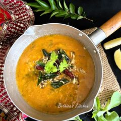 Kulfe Ki Katli (Purslane Lentil Curry - Hyderabadi Style) A picture of Kulfe Ki Katli (Purslane Lentil Curry - Hyderabadi Style).