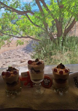 Φωτογραφία της συνταγής Cheesecake με γιαούρτι, φρέσκα σταφύλια και γεύση καραμέλας!!!