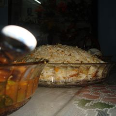 A picture of Squid Biriyani.