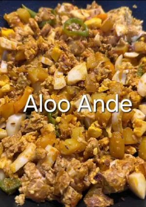A picture of Aaloo Ande.