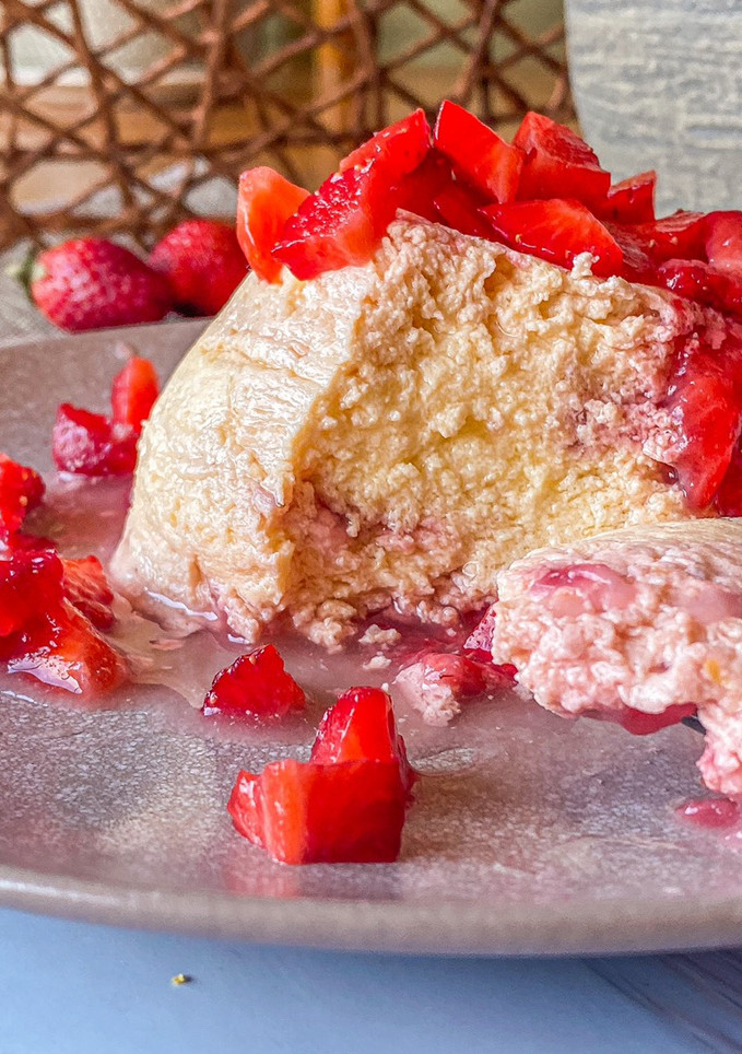 Una foto de Cheesecake al micro