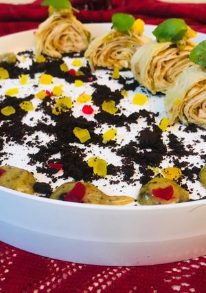 A picture of Turkey Tortilla Rolls In Indian Style.