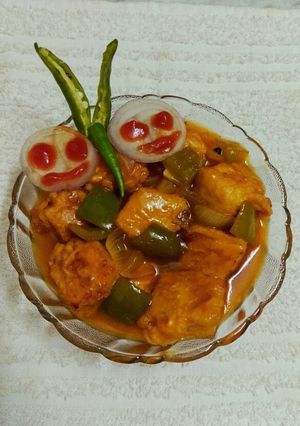 A picture of Chilli Barfi.