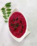 Beetroot coconut chutney
