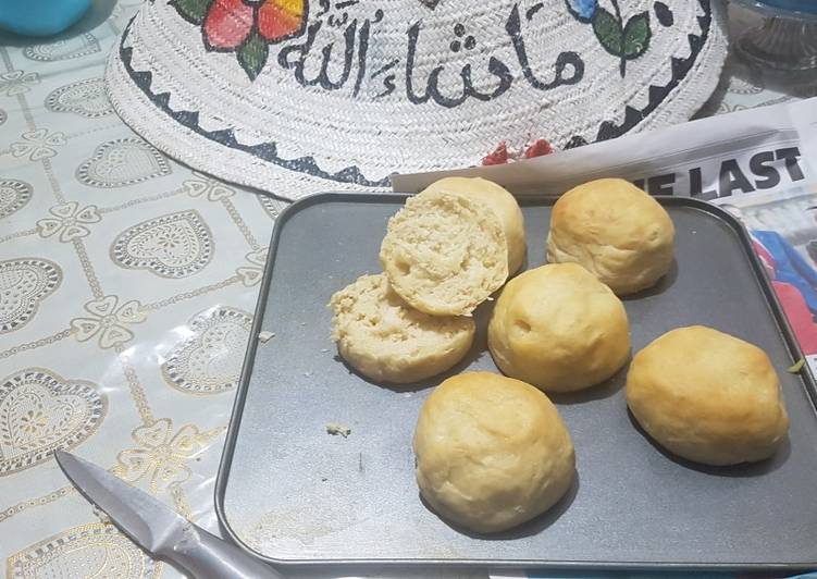 Recipe of Super Quick Homemade Eggless bread rolls