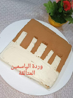 صورة لوصفة كيكة البيانو التركية