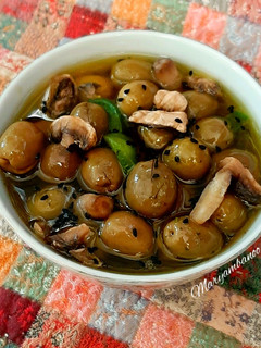 عکسی از دستور سالاد زیتون خوشمزه