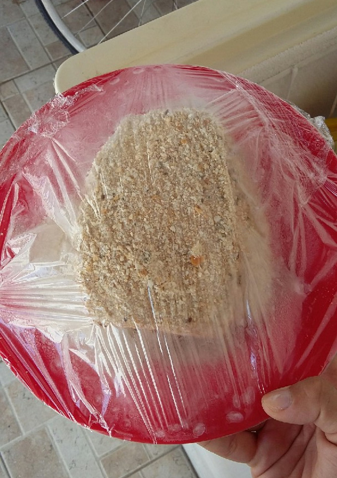 Una foto de Milanesas veganas de berenjena🍆
