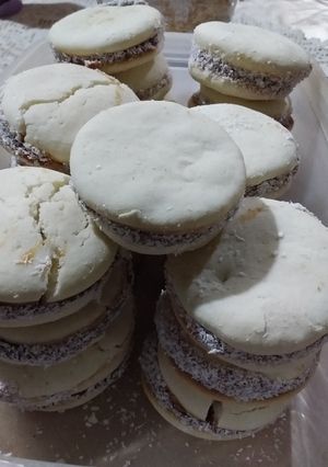 Una foto de Alfajores de maizena súper tiernos