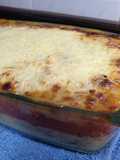 Pastel de patata, bacon y atún a los cuatro quesos