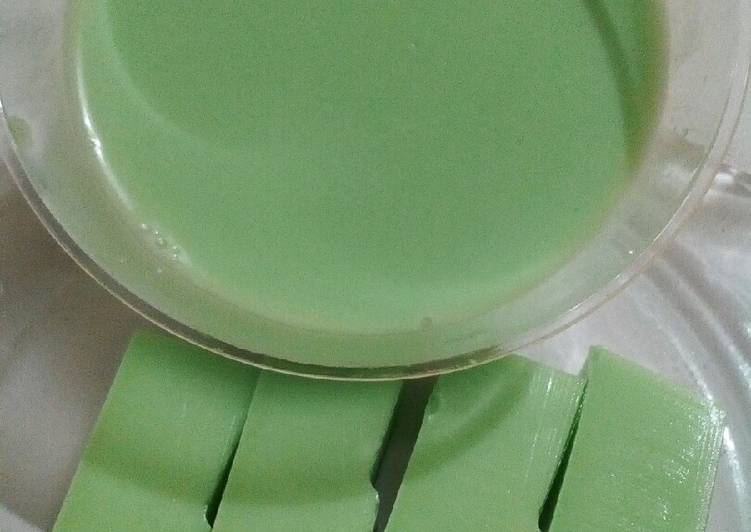 Resep Puding Santan pandan yang Sempurna