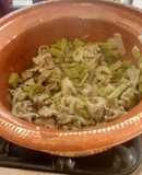 Bistec con nopales