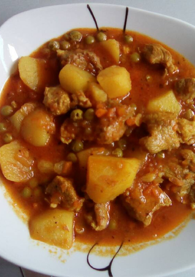 Una foto de Guiso de patata y ternera