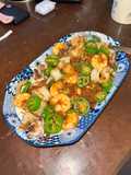 Fried chilli shrimp and squid