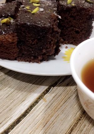 صورة لوصفة كيكة منها وفيها (او السوفليه)