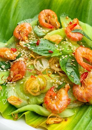 Hình của món Gỏi Bạc Hà Tôm Đất.