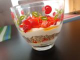 Zabpelyhes gyümölcs joghurt