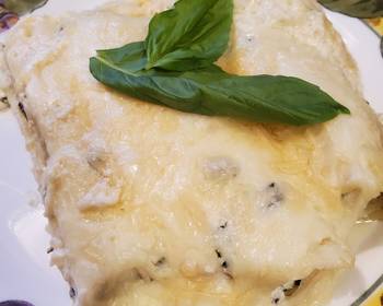 How To Make Recipe Brads crab florentine manicotti w parmesan basil caper sauce Home Style