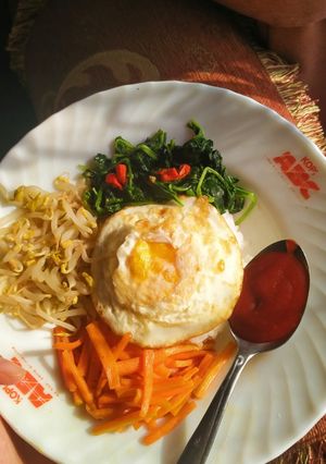 Foto resep Bbimbap sehat simple