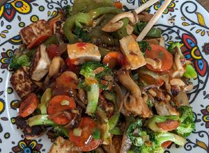 Foto de Legumes com shimeji e tofu