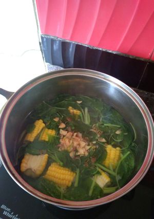 Foto resep Sayur bening bayam jagung