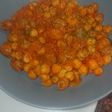 Garbanzos con sofrito y salchicha