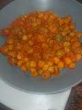 Garbanzos con sofrito y salchicha