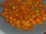 Garbanzos con sofrito y salchicha