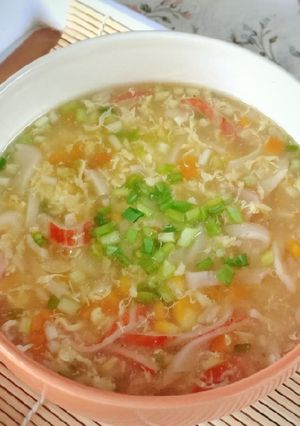 Foto resep Crab & Corn Soup