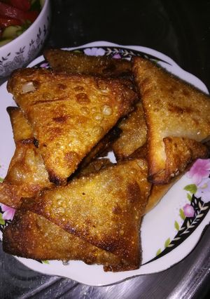 صورة لوصفة سمبوسك اللحمه
