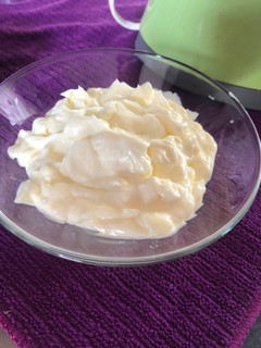 Una foto de Mayonesa casera c/cilantro