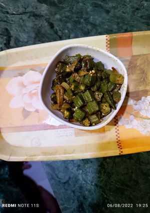 चटपटी भिंडी (Chatpati bhindi recipe in hindi) रेसिपी मुख्य फोटो