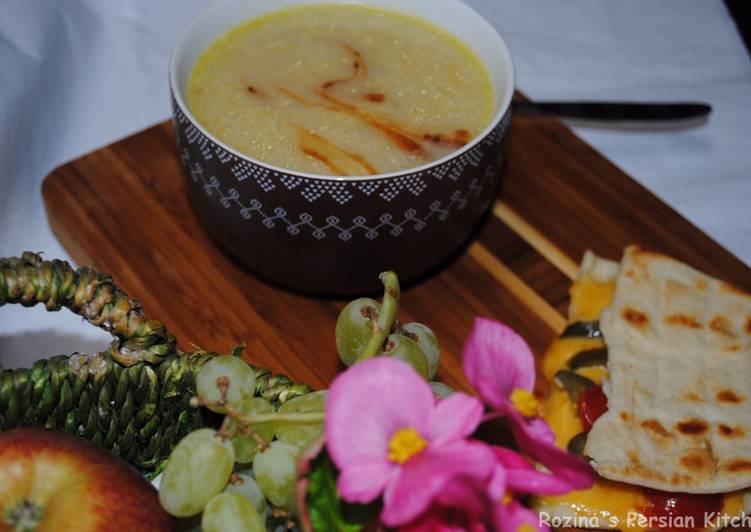 Recipe of Homemade Parsnip soup with potatoes