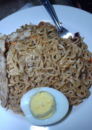 รูปของ มาม่าผัดซอสพริกไทยดำ