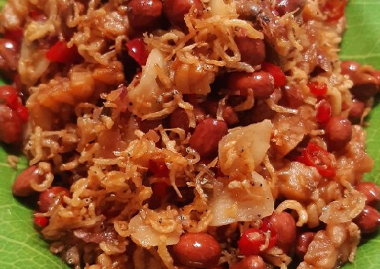 Resep masakan Kering Tempe Teri Kacang | Langkah Membuat Kering Tempe Teri Kacang Yang Enak Dan Mudah