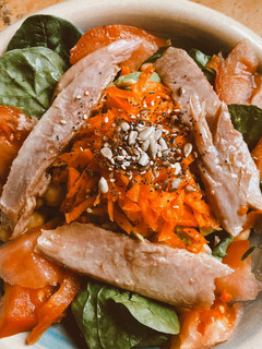 Una foto de Ensalada de garbanzos con ventresca