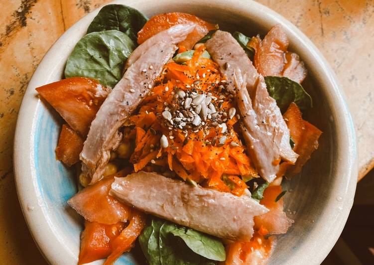 Ensalada de garbanzos con ventresca