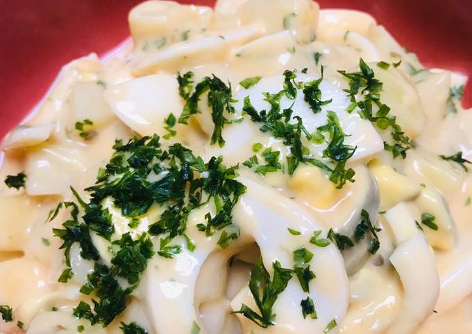 Cara Gampang Membuat Salad kentang mayo enak simpel Anti Gagal