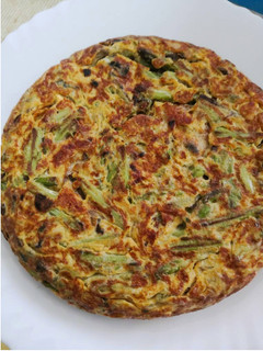 Una foto de Tortilla de Espárragos silvestres