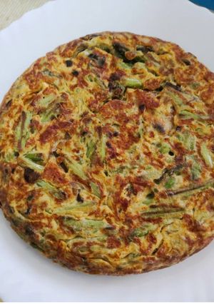 Una foto de Tortilla de Espárragos silvestres